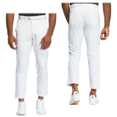 アディダス adidas　メンズ 撥水 スリーストライプス 4WAYストレッチ テーパード アンクルパンツ IKK84　2024年モデル 詳細2