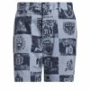 アディダス adidas　メンズ GO-TO 総柄 グラフィックプリント ストレッチ ショートパンツ KOW39　2024年モデル プリラブドインク