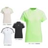 アディダス adidas　レディース スリーストライプス メッシュ 半袖 モックネックシャツ IKK64　2024年モデル