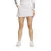 アディダス adidas　レディース 4WAYストレッチ 撥水 ロゴプリント インナーパンツ一体型 スカート IKJ66　2024年モデル ホワイト（IN2790）