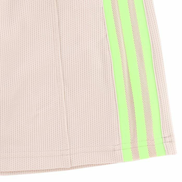 アディダス adidas　レディース スリーストライプス メッシュ切替 ストレッチ インナーパンツ一体型 スカート IKK46　2024年モデル 詳細5