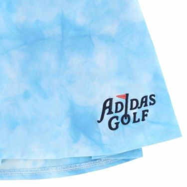 アディダス adidas　レディース タイダイプリント ゴルフモチーフ刺繍 ストレッチ インナーパンツ一体型 フレア スカート IKK48　2024年モデル 詳細6
