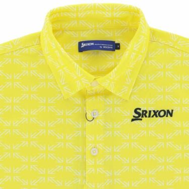 スリクソン SRIXON　メンズ レプリカモデル ユニオンジャックパターン 総柄 クーリング 半袖 ポロシャツ RGMXJA18　2024年モデル 詳細3