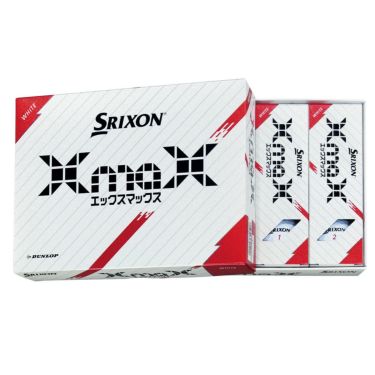 スリクソン XmaX 2024年モデル ゴルフボール　1ダース（12球入り）　ホワイト 詳細1