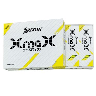 スリクソン XmaX 2024年モデル ゴルフボール　1ダース（12球入り）　パッションイエロー 詳細1