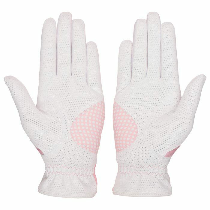 テーラーメイド TaylorMade　レディース T-ICE レディ 2.0 ペア 両手用 ゴルフグローブ UN156 U26238 WHITE/PINK　2024年モデル 詳細1