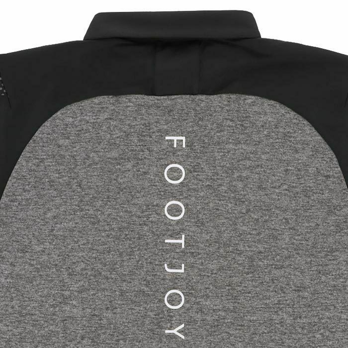 フットジョイ FootJoy　メンズ ロゴデザイン エックスプリント 生地切替 半袖 ポロシャツ FJ-S24-S01　2024年モデル 詳細4