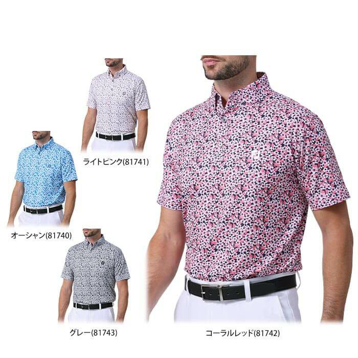 FootJoy フットジョイ ゴルフウェア メンズ 半袖 ポロシャツ 夏