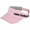 ニューバランスゴルフ　WORLD バイカラー レディース サンバイザー 012-4987504 092 ピンク　2024年モデル ピンク（092）