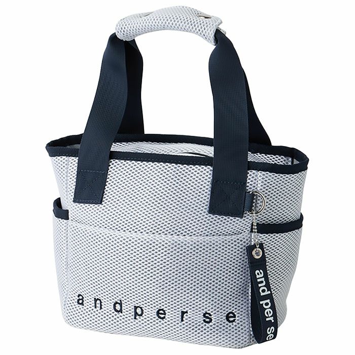 アンパスィ and per se　ロゴデザイン メッシュ カートバッグ AUS7114 10 ホワイト　2024年モデル ホワイト（10）
