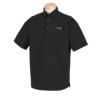 ナノ・ユニバース　メンズ サッカーストライプ 半袖 ポロシャツ 030-4160101　2024年モデル ブラック（010）