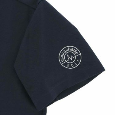 ナノ・ユニバース　メンズ ロゴプリント 2WAYストレッチ UVカット 半袖 ポロシャツ 030-4160103　2024年モデル 詳細5