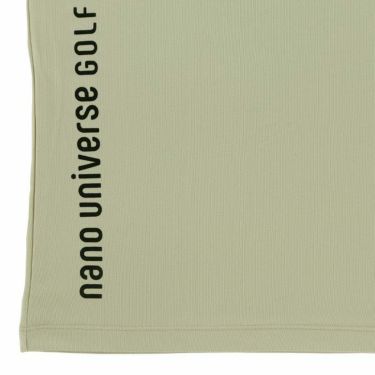 ナノ・ユニバース　メンズ サイドロゴプリント ストレッチ 半袖 モックネックシャツ 030-4167104　2024年モデル 詳細5