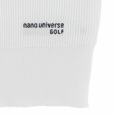 ナノ・ユニバース　メンズ リブ編み クルーネック ニット ベスト 030-4173101　2024年モデル 詳細6
