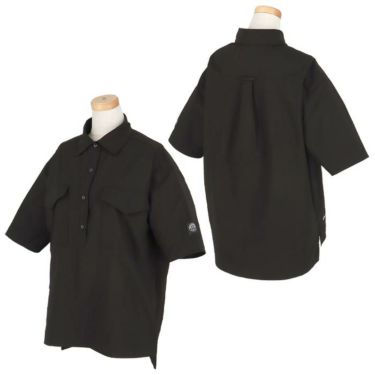 ナノ・ユニバース　レディース サッカーストライプ 胸ポケット付き 半袖 ポロシャツ 045-4160101　2024年モデル 詳細2