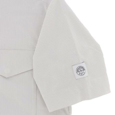 ナノ・ユニバース　レディース サッカーストライプ 胸ポケット付き 半袖 ポロシャツ 045-4160101　2024年モデル 詳細6