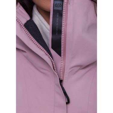 シックスエイトシックス 686　スキーウェア ゴアテックス ジャケット GORE-TEX SKYLINE SHELL JACKET M2W301 2023-2024 DUSTY MAUVE 詳細6