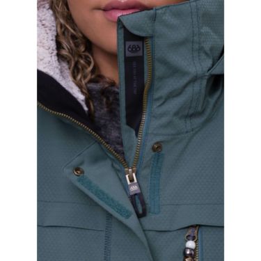 シックスエイトシックス 686　スキーウェア ジャケット SPIRIT INSULATED JACKET M2W306 2023-2024  CYPRESS GREEN JACQUARD 詳細5