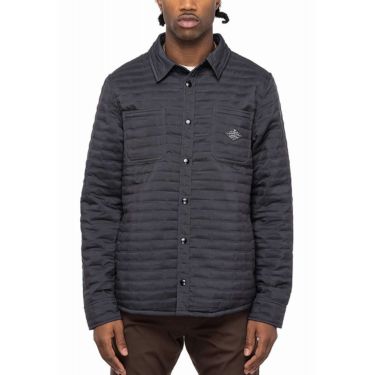 シックスエイトシックス 686　スキーウェア インナー ジャケット Mens Engineered Quilted Shacket M2WGNS04 2023-2024　BLACK 詳細1