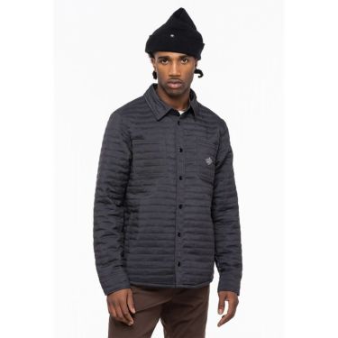 シックスエイトシックス 686　スキーウェア インナー ジャケット Mens Engineered Quilted Shacket M2WGNS04 2023-2024　BLACK 詳細5