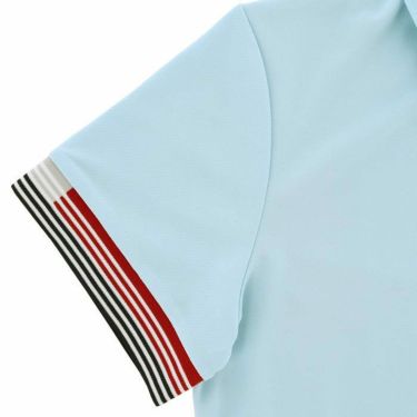 トミー ヒルフィガー ゴルフ　レディース ロゴデザイン トリコロールカラー 半袖 ポロシャツ THLA429　2024年モデル 詳細5