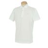 エドウィンゴルフ　メンズ ミニワッフル生地 天竺素材 異素材ミックス 半袖 ポロシャツ EDG534　2024年モデル ホワイト（18）
