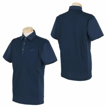 エドウィンゴルフ　メンズ ミニワッフル生地 天竺素材 異素材ミックス 半袖 ポロシャツ EDG534　2024年モデル 詳細2