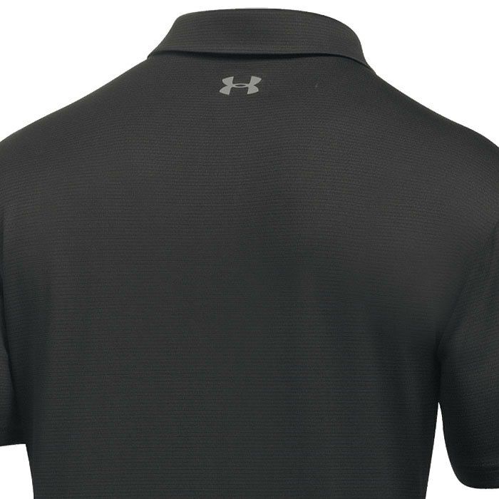 アンダーアーマー UNDER ARMOUR　メンズ 4WAYストレッチ UVケア 半袖 ポロシャツ 1290140 001  ブラック 　2024年モデル 詳細4