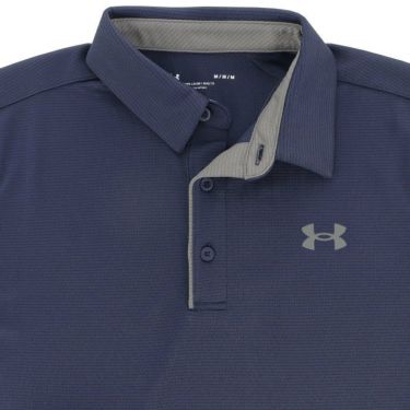 アンダーアーマー UNDER ARMOUR　メンズ 4WAYストレッチ UVケア 半袖 ポロシャツ 1290140 410 ネイビー　2024年モデル 詳細3