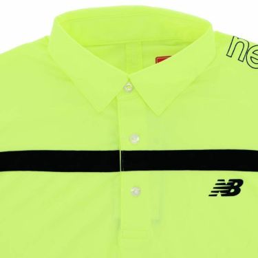 ニューバランスゴルフ　メンズ SPORT ロゴプリント チェストライン 半袖 ポロシャツ 012-4168005　2024年モデル 詳細3