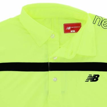 ニューバランスゴルフ　メンズ SPORT ロゴプリント チェストライン 半袖 ポロシャツ 012-4168005　2024年モデル 詳細4