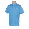 ニューバランスゴルフ　メンズ WORLD ロゴプリント ヘリンボーンジャガード 半袖 ポロシャツ 012-4168009　2024年モデル