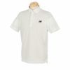ニューバランスゴルフ　メンズ SPORT 総柄プリント アウトラインロゴ 半袖 ポロシャツ 012-4168004　2024年モデル ホワイト（030）