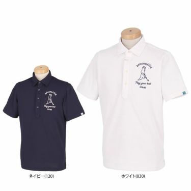 ピン PING　メンズ Mr.PING ロゴ刺繍 半袖 ポロシャツ 621-4160201　2024年モデル 詳細1
