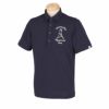 ピン PING　メンズ Mr.PING ロゴ刺繍 半袖 ポロシャツ 621-4160201　2024年モデル ネイビー（120）