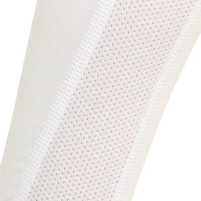 ミズノ MIZUNO　ユニセックス ロゴプリント ソーラーカット スーパークール アームカバー E2MYA006 01 ホワイト　2023年モデル 詳細1