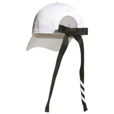 アディダス adidas　レディース スリーストライプス リボン キャップ IKK40 IK9753 ホワイト　2024年モデル 詳細3