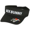 ジャックバニー Jack Bunny!!　藤子90th コラボ ロゴ刺繍 サンバイザー 262-4187416 010 ブラック　2024年モデル ブラック（010）