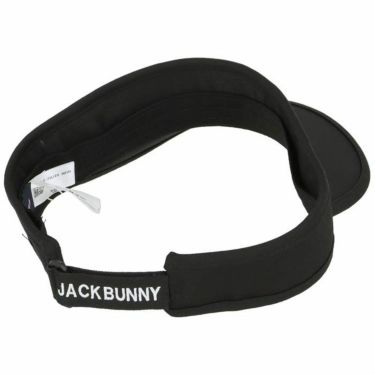 ジャックバニー Jack Bunny!!　藤子90th コラボ ロゴ刺繍 サンバイザー 262-4187416 010 ブラック　2024年モデル 詳細1