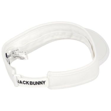 ジャックバニー Jack Bunny!!　藤子90th コラボ ロゴ刺繍 サンバイザー 262-4187416 030 ホワイト　2024年モデル 詳細1