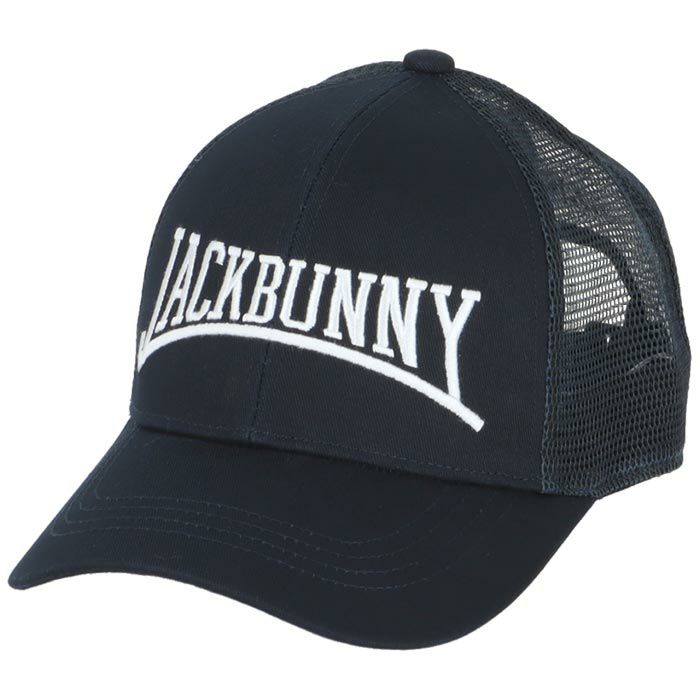 ジャックバニー Jack Bunny!! ロゴ刺繍 ツイル メッシュキャップ 262-4187400 120 ネイビー 2024年モデル |  【公式】有賀園ゴルフオンラインAGO