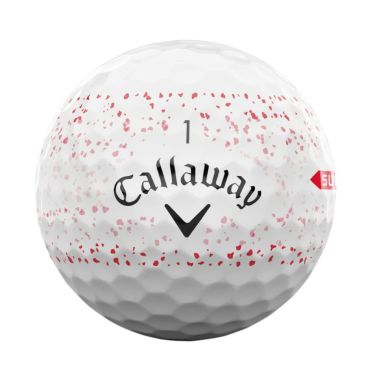 キャロウェイ　スーパーソフト スプラッター360 2024年モデル ゴルフボール　1ダース（12球入り） レッド 詳細3