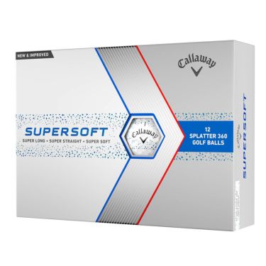 キャロウェイ　スーパーソフト スプラッター360 2024年モデル ゴルフボール　1ダース（12球入り） ブルー 詳細1