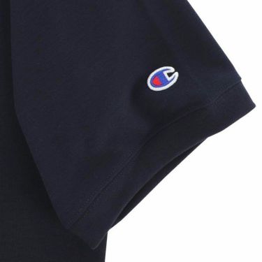 チャンピオンゴルフ ChampionGOLF　メンズ ロゴプリント UVカット ジップポケット付き 半袖 クルーネック スウェットシャツ C3-ZG002　2024年モデル 詳細5