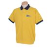 チャンピオンゴルフ ChampionGOLF　メンズ ペナントロゴ刺繍 トリコカラー UVカット 半袖 ポロシャツ C3-ZG303　2024年モデル イエロー（740）