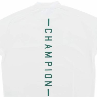 チャンピオンゴルフ ChampionGOLF　メンズ ロゴプリント UVカット ジャージー素材 長袖 モックネックシャツ C3-ZG402　2024年モデル 詳細4