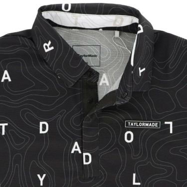 テーラーメイド TaylorMade　メンズ ロゴデザイン グラフィックプリント 半袖 ポロシャツ TL417　2024年モデル 詳細4