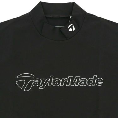 テーラーメイド TaylorMade　メンズ ロゴプリント ストレッチ 半袖 モックネックシャツ TL429　2024年モデル 詳細3