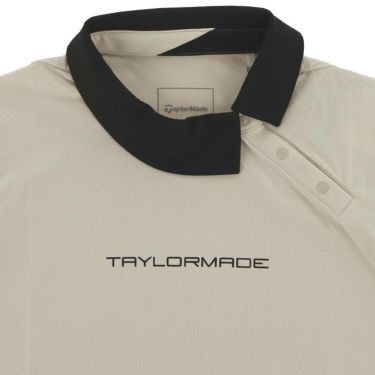 テーラーメイド TaylorMade　レディース ロゴプリント バイカラー T-ICE 半袖 サイドスナップ ポロシャツ TL456　2024年モデル 詳細3