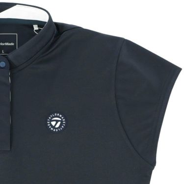 テーラーメイド TaylorMade　レディース ロゴワッペン キャップスリーブ ユナイトカラー ポロシャツ TL490　2024年モデル 詳細5